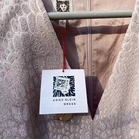 ANNE KLEIN Blush Pink Dress Size 10 NWT - Picture 2 of 16